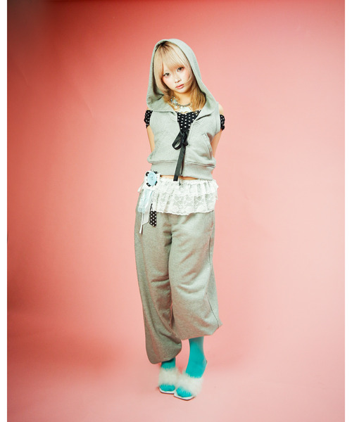 GALFY（ガルフィー）の「『GALFY/ガルフィー』キラ☆FANCYフーディー【Z】（パーカー・レディース・ブラック/グレー/ピンク・FREE）」の18枚目の写真