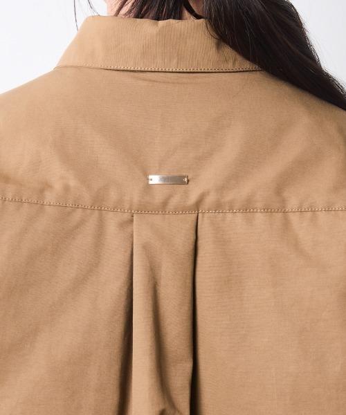 CHIC STYLE（シックスタイル）の「シャツブルゾン＜大きいサイズ有＞シックスタイル（ブルゾン・レディース・ベージュ系/ブラック・LL/L/M/5L/4L/3L）」の21枚目の写真
