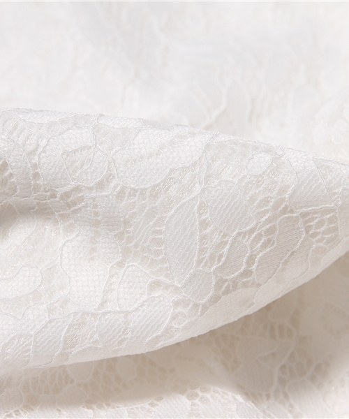 Chico（チコ）の「レースミモレ丈タイトスカート（スカート・レディース・ホワイト/ライトブルー・FREE）」の10枚目の写真