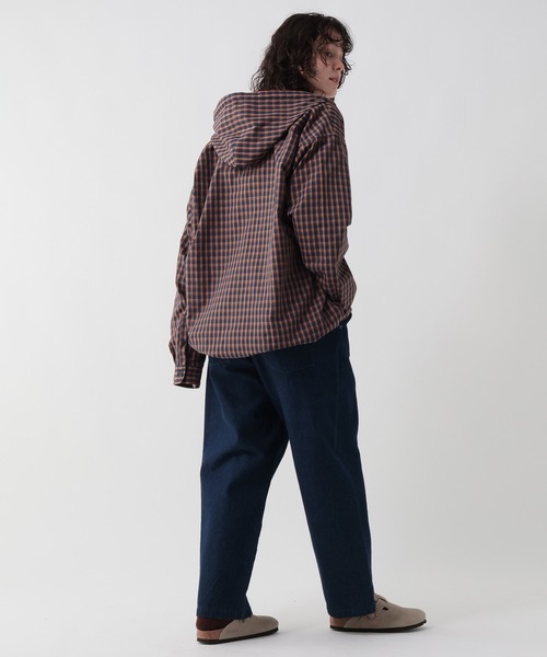 GEORGE'S（ジョージズ）の「チェックドローコードシャツパーカー（パーカー・メンズ・ネイビー/ベージュ・LARGE/MEDIUM）」の13枚目の写真