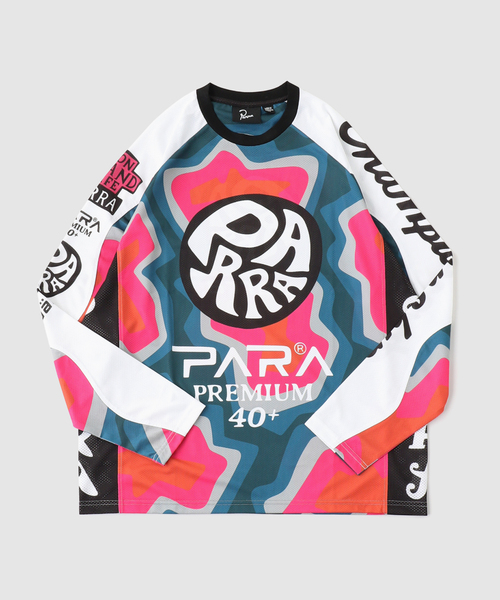 By Parra(バイパラ)の「by Parra MTB competition jersey(Tシャツ/カットソー・メンズ・ピンク・LARGE/MEDIUM)」の1枚目の写真