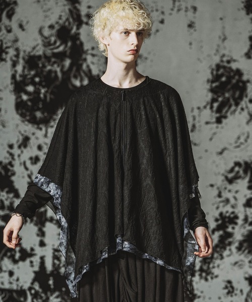 NO ID.(ノーアイディ)の「【NO ID.】Reversible ZIP Poncho / リバーシブルZIPポンチョ(ポンチョ・メンズ・ブラック/グレー/その他23・ONE SIZE)」の14枚目の写真