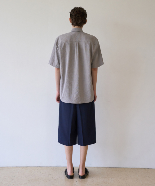 TRIP LE SENS（トリップ ル センス）の「ミストグリッドハーフシャツ_グレー（シャツ/ブラウス・メンズ・その他・MEDIUM/LARGE）」の3枚目の写真