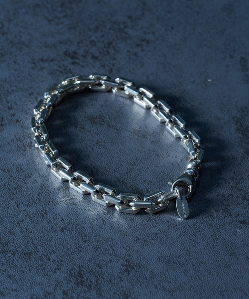 MILITARY(ミリタリー)の「【MAISON CLUB】Angular Chain Bracelet Silver925 KUN(ブレスレット・メンズ・シルバー・FREE)」の2枚目の写真