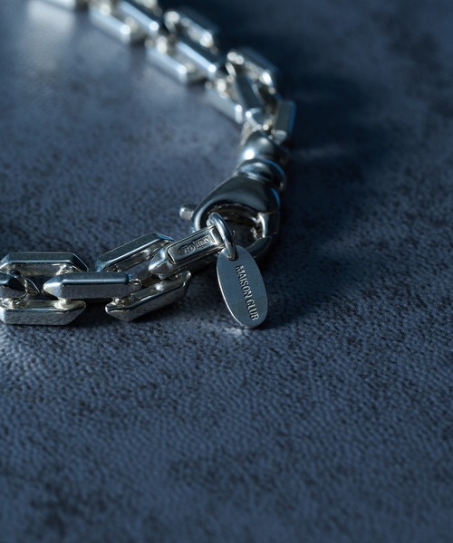 MILITARY(ミリタリー)の「【MAISON CLUB】Angular Chain Bracelet Silver925 KUN(ブレスレット・メンズ・シルバー・FREE)」の3枚目の写真