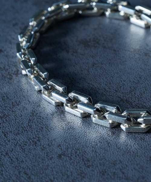MILITARY(ミリタリー)の「【MAISON CLUB】Angular Chain Bracelet Silver925 KUN(ブレスレット・メンズ・シルバー・FREE)」の5枚目の写真