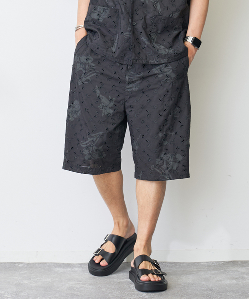 B.C STOCK(ベーセーストック)の「アロハレースショーツ(その他パンツ・メンズ・ブラック/ネイビー・LARGE/MEDIUM)」の6枚目の写真