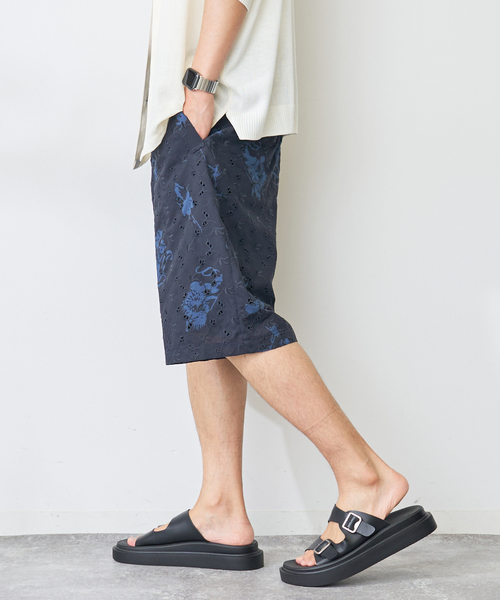 B.C STOCK(ベーセーストック)の「アロハレースショーツ(その他パンツ・メンズ・ブラック/ネイビー・LARGE/MEDIUM)」の13枚目の写真