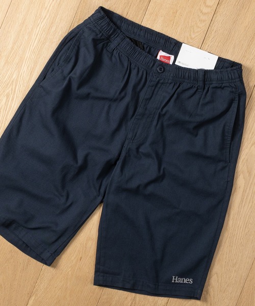 HANES（ヘインズ）の「【3】〔Hanes/ヘインズ〕チノクロス リラックス ショートパンツ（チノパンツ・メンズ・カーキ/ベージュ/ブラック/ネイビー・X-LARGE/LARGE/MEDIUM）」の4枚目の写真
