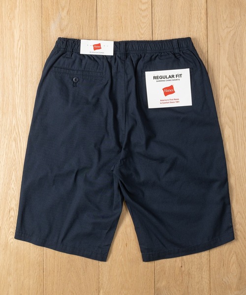 HANES（ヘインズ）の「【3】〔Hanes/ヘインズ〕チノクロス リラックス ショートパンツ（チノパンツ・メンズ・カーキ/ベージュ/ブラック/ネイビー・X-LARGE/LARGE/MEDIUM）」の21枚目の写真