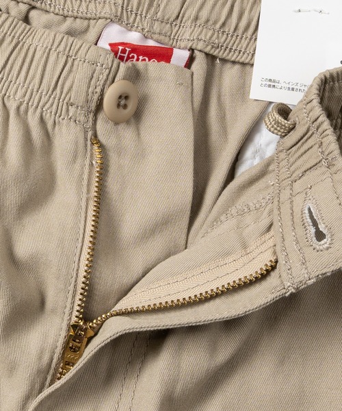 HANES（ヘインズ）の「【3】〔Hanes/ヘインズ〕チノクロス リラックス ショートパンツ（チノパンツ・メンズ・カーキ/ベージュ/ブラック/ネイビー・X-LARGE/LARGE/MEDIUM）」の9枚目の写真