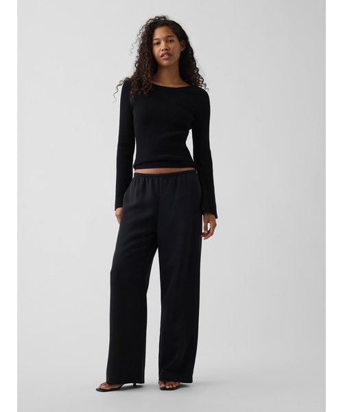 GAP（ギャップ）の「コットン100%リブ フィットセーター（ニット/セーター・レディース・グレー/ブラック/ブルー/ブラウン・XS/S/M/L/XXS/XL）」の5枚目の写真