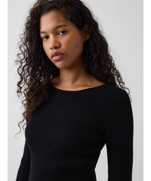 GAP（ギャップ）の「コットン100%リブ フィットセーター（ニット/セーター・レディース・グレー/ブラック/ブルー/ブラウン・XS/S/M/L/XXS/XL）」の11枚目の写真