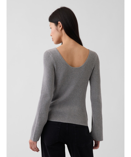 GAP（ギャップ）の「コットン100%リブ フィットセーター（ニット/セーター・レディース・グレー/ブラック/ブルー/ブラウン・XS/S/M/L/XXS/XL）」の13枚目の写真