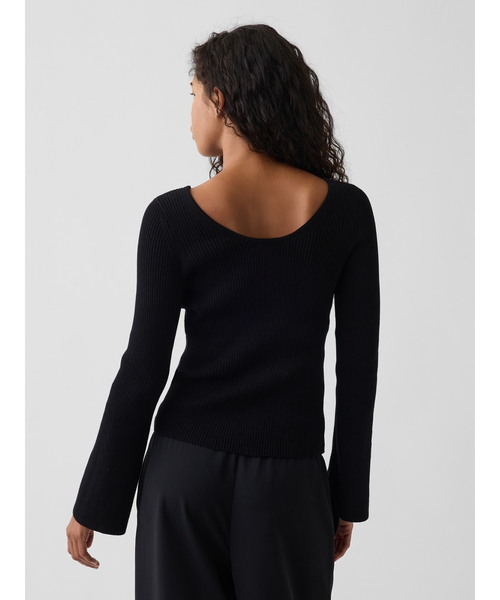 GAP（ギャップ）の「コットン100%リブ フィットセーター（ニット/セーター・レディース・グレー/ブラック/ブルー/ブラウン・XS/S/M/L/XXS/XL）」の14枚目の写真