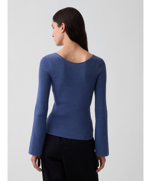GAP（ギャップ）の「コットン100%リブ フィットセーター（ニット/セーター・レディース・グレー/ブラック/ブルー/ブラウン・XS/S/M/L/XXS/XL）」の15枚目の写真