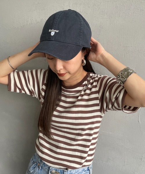 Barbour（バブアー）の「【WEB先行予約】[Barbour/バブアー] CASCADE SPORTS ロゴ刺繍 コットン６パネル キャップ（キャップ・レディース・グレー/オリーブ/ブラック/ネイビー・ONE SIZE）」の4枚目の写真