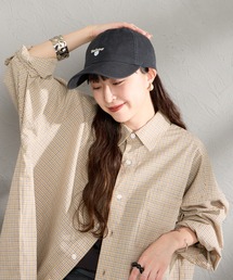 【WEB先行予約】[Barbour/バブアー] CASCADE SPORTS ロゴ刺繍 コットン６パネル キャップ