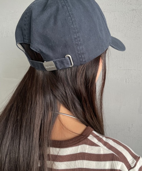 Barbour（バブアー）の「【WEB先行予約】[Barbour/バブアー] CASCADE SPORTS ロゴ刺繍 コットン６パネル キャップ（キャップ・レディース・グレー/オリーブ/ブラック/ネイビー・ONE SIZE）」の5枚目の写真