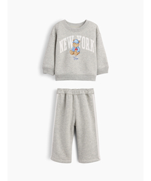 GAP（ギャップ）の「ヴィンテージソフト ブラナンベア スウェットコーデセット (ベビー)（セットアップ）」