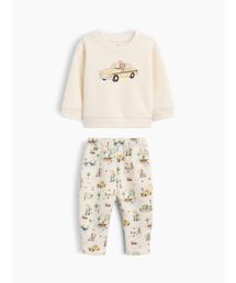 GAP（ギャップ）の「ヴィンテージソフト ブラナンベア スウェットコーデセット (ベビー)（セットアップ）」