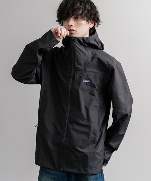 patagonia(パタゴニア)の「Patagonia パタゴニア M'S BOULDER FORK RAIN JKT ボルダーフォークレインジャケット/ツバ付きマウンテンパーカー(マウンテンパーカー・メンズ・ダークネイビー/ブラック・XXL/XL/L/M/S)」の1枚目の写真