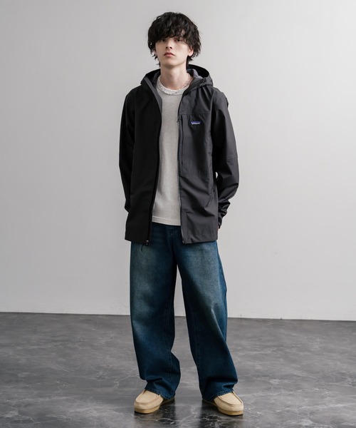 patagonia(パタゴニア)の「Patagonia パタゴニア M'S BOULDER FORK RAIN JKT ボルダーフォークレインジャケット/ツバ付きマウンテンパーカー(マウンテンパーカー・メンズ・ダークネイビー/ブラック・XXL/XL/L/M/S)」の17枚目の写真