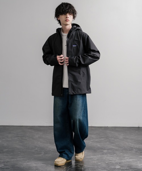 patagonia(パタゴニア)の「Patagonia パタゴニア M'S BOULDER FORK RAIN JKT ボルダーフォークレインジャケット/ツバ付きマウンテンパーカー(マウンテンパーカー・メンズ・ダークネイビー/ブラック・XXL/XL/L/M/S)」の19枚目の写真