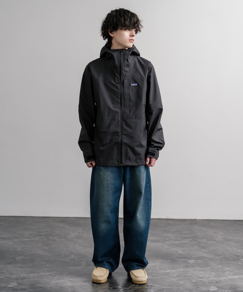 patagonia(パタゴニア)の「Patagonia パタゴニア M'S BOULDER FORK RAIN JKT ボルダーフォークレインジャケット/ツバ付きマウンテンパーカー(マウンテンパーカー・メンズ・ダークネイビー/ブラック・XXL/XL/L/M/S)」の11枚目の写真