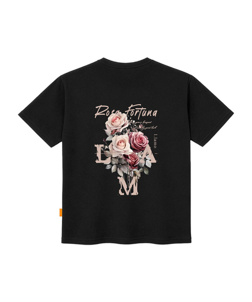 LLAMO（エラモ）の「ロサポルトゥナ 半袖Tシャツ 男女共用 ビッグサイズ（Tシャツ/カットソー・メンズ・ホワイト/チャコールグレー/ブラック/ベージュ・SMALL/MEDIUM/LARGE/X-LARGE/2XL/4XL/3XL）」の7枚目の写真