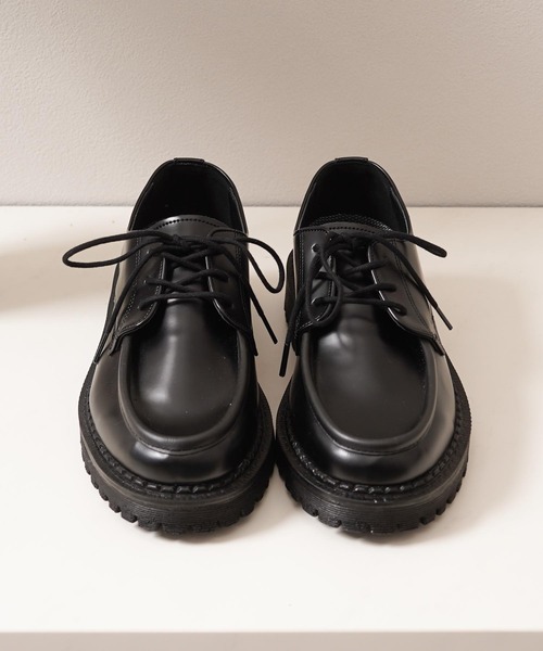 1111clothing(ワンフォークロージング)の「ボリュームアップ チロリアンシューズ / Volume Up Tyrolean Shoes(ローファー・メンズ・ブラック/ブラウン・26cm/26.5cm/27cm/27.5cm/28cm)」の4枚目の写真