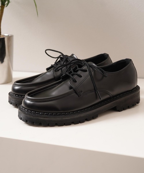1111clothing(ワンフォークロージング)の「ボリュームアップ チロリアンシューズ / Volume Up Tyrolean Shoes(ローファー・メンズ・ブラック/ブラウン・26cm/26.5cm/27cm/27.5cm/28cm)」の6枚目の写真