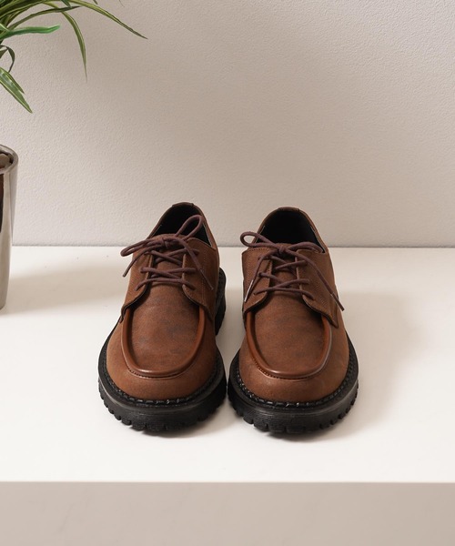 1111clothing(ワンフォークロージング)の「ボリュームアップ チロリアンシューズ / Volume Up Tyrolean Shoes(ローファー・メンズ・ブラック/ブラウン・26cm/26.5cm/27cm/27.5cm/28cm)」の10枚目の写真