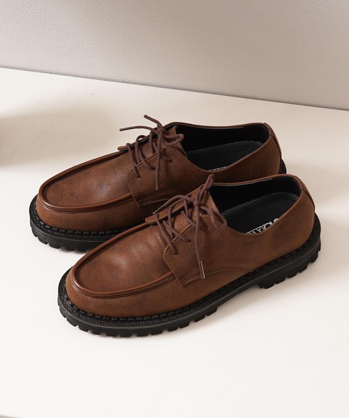 1111clothing(ワンフォークロージング)の「ボリュームアップ チロリアンシューズ / Volume Up Tyrolean Shoes(ローファー・メンズ・ブラック/ブラウン・26cm/26.5cm/27cm/27.5cm/28cm)」の11枚目の写真