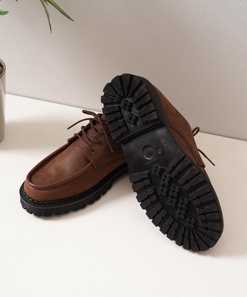 1111clothing(ワンフォークロージング)の「ボリュームアップ チロリアンシューズ / Volume Up Tyrolean Shoes(ローファー・メンズ・ブラック/ブラウン・26cm/26.5cm/27cm/27.5cm/28cm)」の17枚目の写真