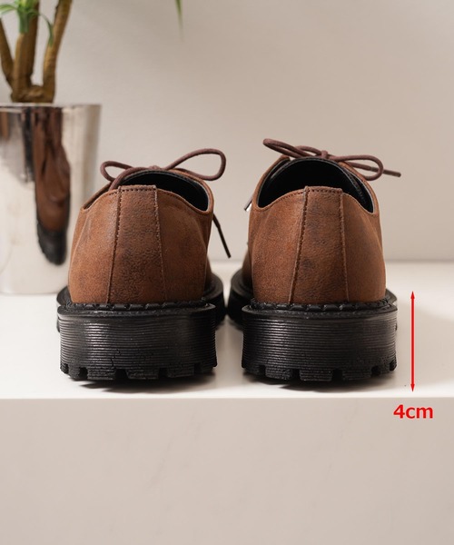 1111clothing(ワンフォークロージング)の「ボリュームアップ チロリアンシューズ / Volume Up Tyrolean Shoes(ローファー・メンズ・ブラック/ブラウン・26cm/26.5cm/27cm/27.5cm/28cm)」の16枚目の写真