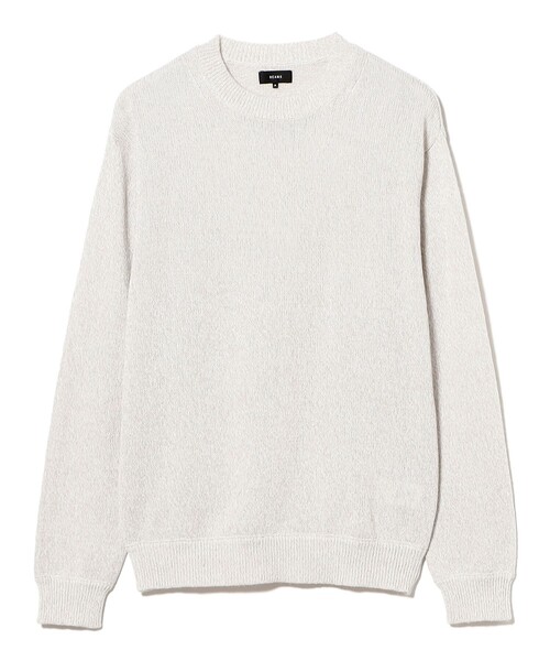 BEAMS(ビームス)の「7ゲージ クルーネックニット(ニット/セーター・メンズ・オレンジ系その他4/インディゴブルー/オフホワイト・XL/M/L/S)」の2枚目の写真