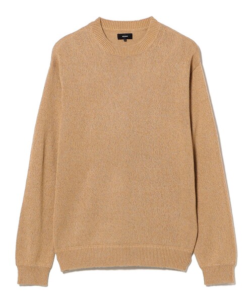 BEAMS(ビームス)の「7ゲージ クルーネックニット(ニット/セーター・メンズ・オレンジ系その他4/インディゴブルー/オフホワイト・XL/M/L/S)」の7枚目の写真
