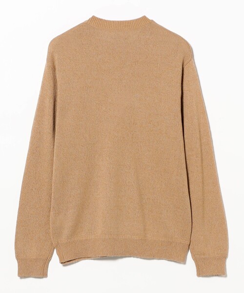 BEAMS(ビームス)の「7ゲージ クルーネックニット(ニット/セーター・メンズ・オレンジ系その他4/インディゴブルー/オフホワイト・XL/M/L/S)」の8枚目の写真