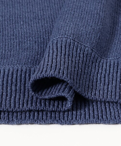 BEAMS(ビームス)の「7ゲージ クルーネックニット(ニット/セーター・メンズ・オレンジ系その他4/インディゴブルー/オフホワイト・XL/M/L/S)」の14枚目の写真