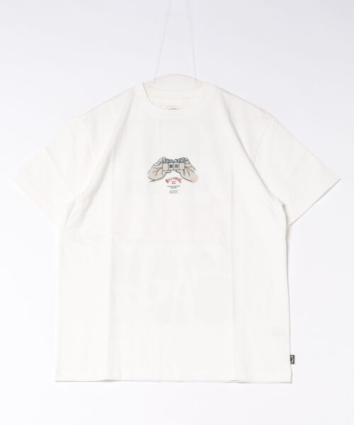BILLABONG(ビラボン)の「BILLABONG メンズ DESTINATION TOKYO Tシャツ 【2026年秋冬モデル】/ビラボン半袖Tシャツ(Tシャツ/カットソー・メンズ・ブラック系その他/オフホワイト・X-LARGE/LARGE/MEDIUM)」の1枚目の写真