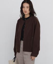 ◆【名品 / ウォッシャブル】ストレッチエアリードットコードブルゾン
