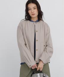◆【名品 / ウォッシャブル】ストレッチエアリードットコードブルゾン