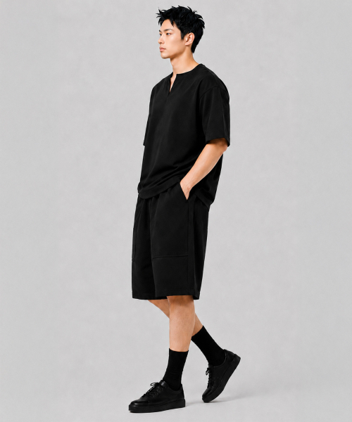 UNDEROFF(アンダーオフ)の「ローカットアウトポケットバミューダパンツブラック(その他パンツ・レディース・ブラック・FREE)」の5枚目の写真
