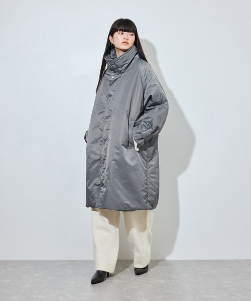 upperhights(アッパーハイツ)の「【upper hights for ADAM ET ROPE'】別注 THE U-BENCH COAT(ナイロンジャケット・レディース・ブラック/グレー・FREE)」の8枚目の写真