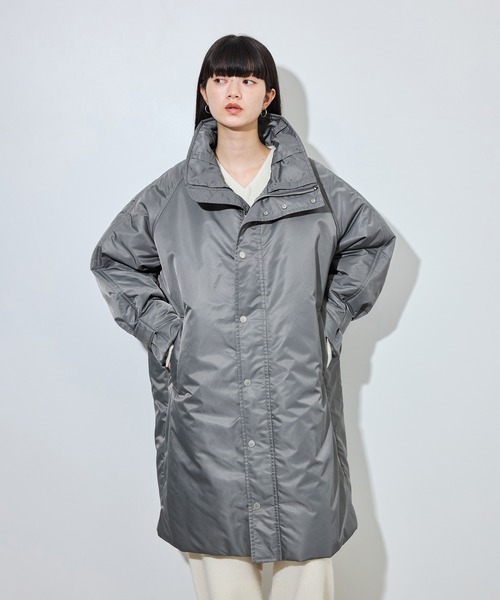 upperhights(アッパーハイツ)の「【upper hights for ADAM ET ROPE'】別注 THE U-BENCH COAT(ナイロンジャケット・レディース・ブラック/グレー・FREE)」の15枚目の写真
