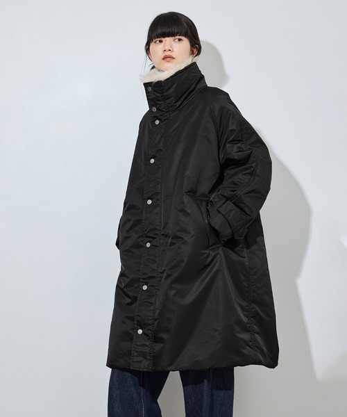 upperhights(アッパーハイツ)の「【upper hights for ADAM ET ROPE'】別注 THE U-BENCH COAT(ナイロンジャケット・レディース・ブラック/グレー・FREE)」の19枚目の写真