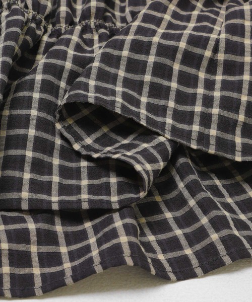 URBAN RESEARCH ROSSO WOMEN(アーバンリサーチ ロッソ)の「チェックシャーリングブラウス(シャツ/ブラウス・レディース・ブラック/ブラウン/オフホワイト・FREE)」の17枚目の写真