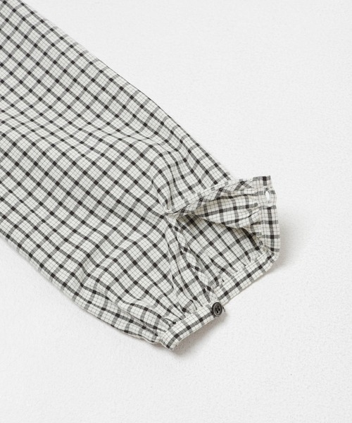 URBAN RESEARCH ROSSO WOMEN(アーバンリサーチ ロッソ)の「チェックシャーリングブラウス(シャツ/ブラウス・レディース・ブラック/ブラウン/オフホワイト・FREE)」の19枚目の写真