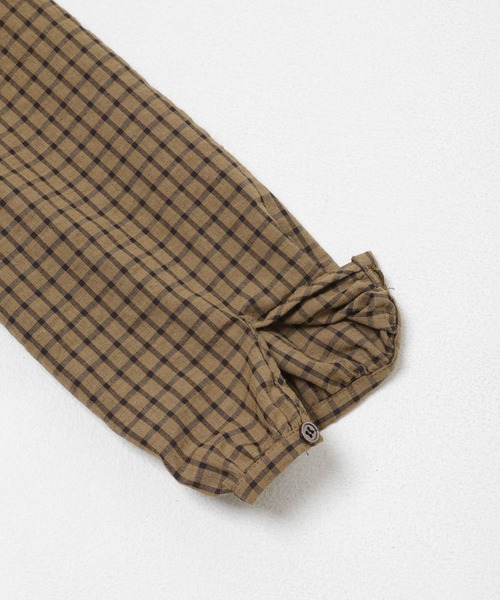 URBAN RESEARCH ROSSO WOMEN(アーバンリサーチ ロッソ)の「チェックシャーリングブラウス(シャツ/ブラウス・レディース・ブラック/ブラウン/オフホワイト・FREE)」の21枚目の写真